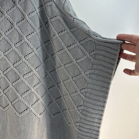 Madison 88 Cowl Neck Poncho Knit Sweater - Picture 3 of 10